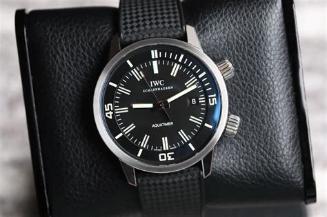 IWC Watches IW323101 Vintage aquatimer Overhauled Black 